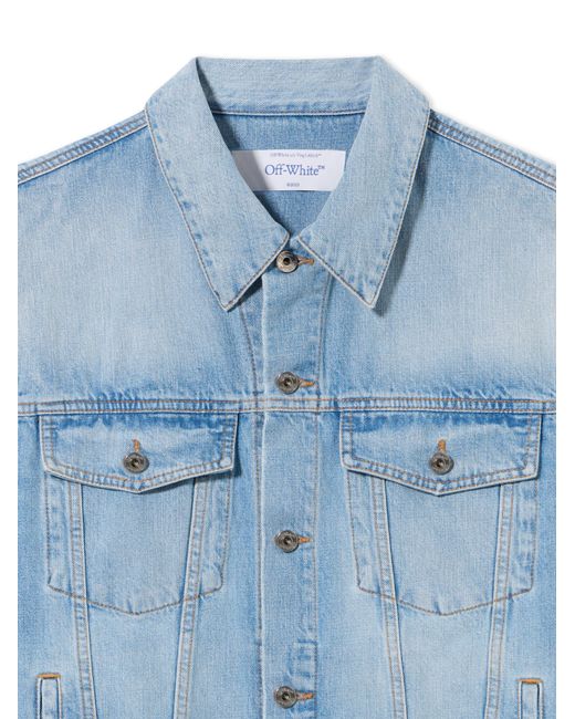 Off-White c/o Virgil Abloh Blue Fresco Diag Arr Den Skate Jkt for men