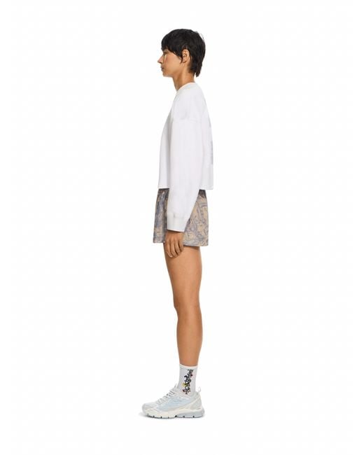 Off-White c/o Virgil Abloh White City Nature Arrow Cropped Crewneck