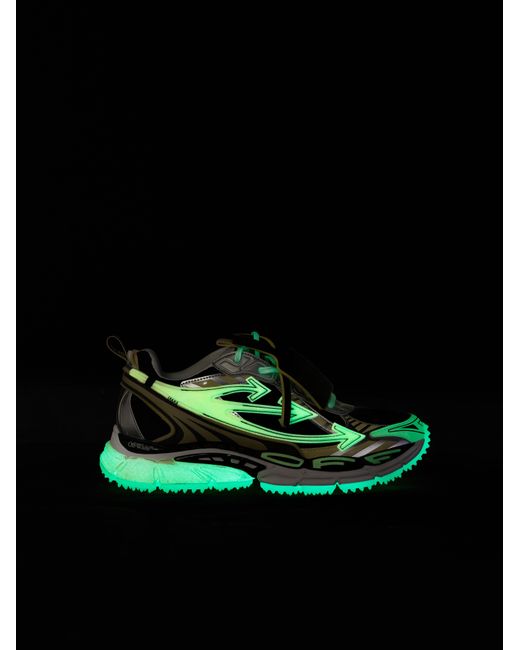 Off-White c/o Virgil Abloh Multicolor Be Right Back Glow-In-The-Dark Sneakers