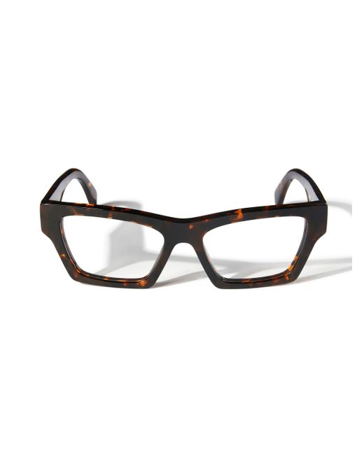 Eyewear Style 7X di Off-White c/o Virgil Abloh in Brown