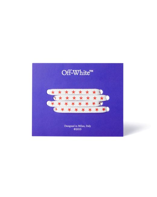 Off-White c/o Virgil Abloh Blue Star Laces for men