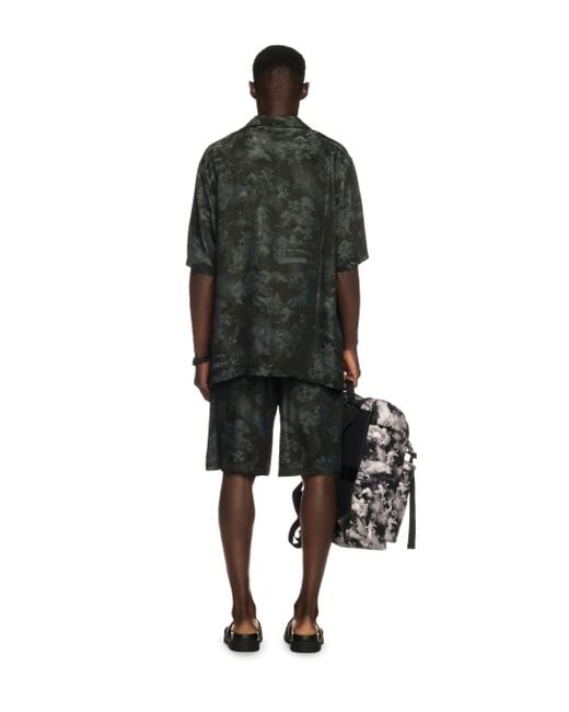 Off-White c/o Virgil Abloh Black Jacquard Fresco Bowling Shorts for men