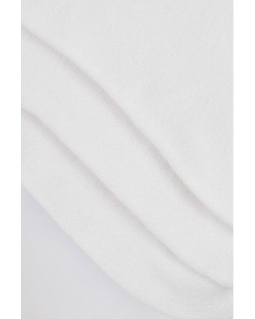 BO+TEE White Ribbed Crew Sock Bundle