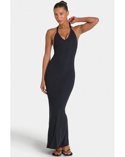 BO+TEE Black Buttercloud Maxi Dress