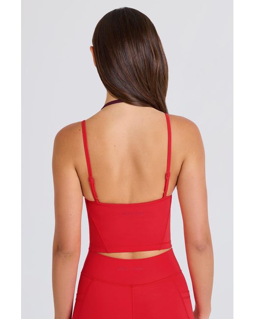 BO+TEE Soft Active Layered Cropped Tank Top