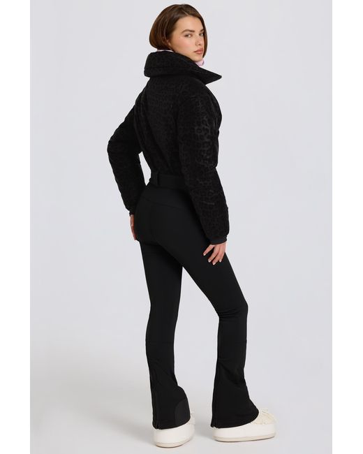 BO+TEE Black Waterproof Belted Layered Ski Suit