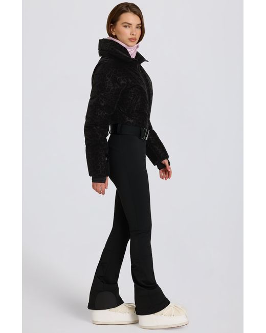 BO+TEE Black Waterproof Belted Layered Ski Suit
