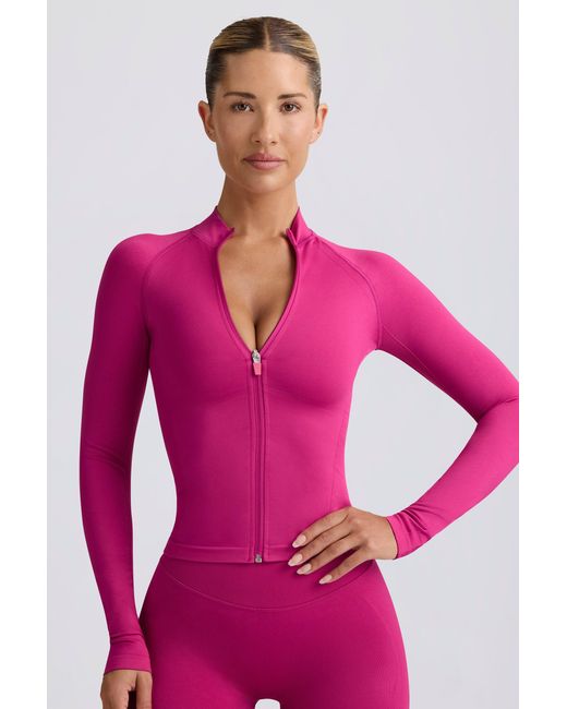 Women's Purple Define Luxe Zip-Up Jacket