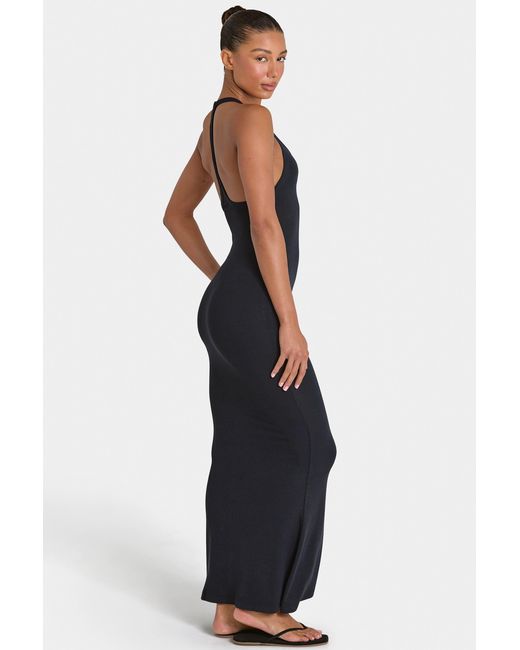 BO+TEE Black Buttercloud Maxi Dress