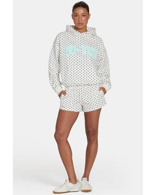 BO+TEE White Sweat Shorts