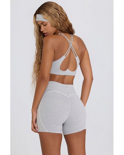 BO+TEE Gray Soft Active Mini Shorts