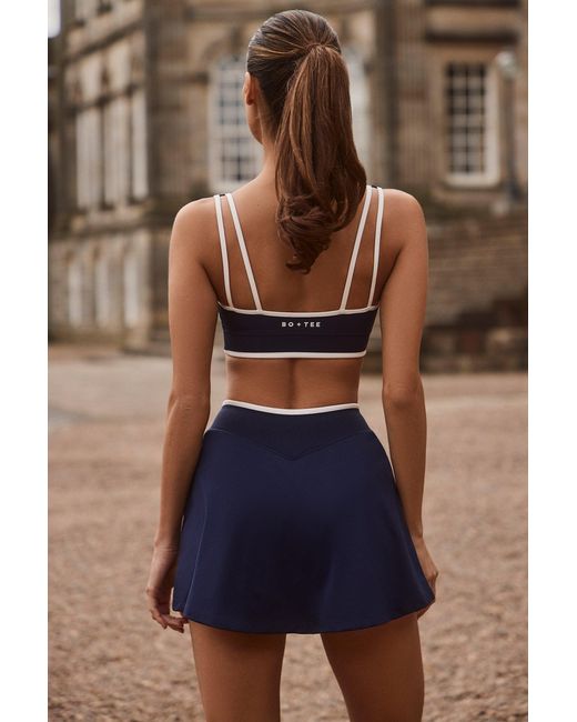 BO+TEE Blue Soft Active Crossover Mini Skort