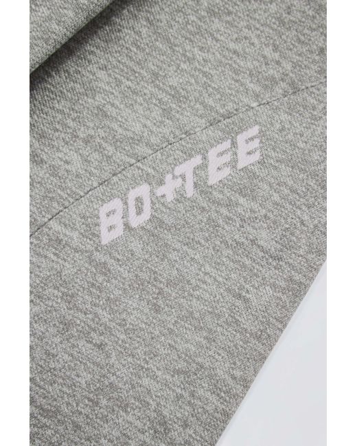 BO+TEE Gray Super Sculpt Seamless High-Waist Leggings