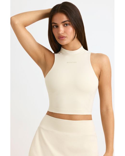 BO+TEE Natural Soft Active High-Neck Tank Top
