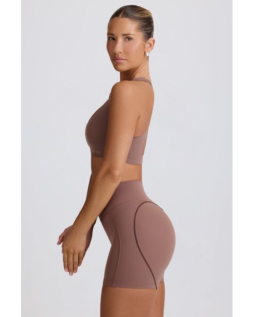 BO+TEE Brown Soft Active Mini Shorts