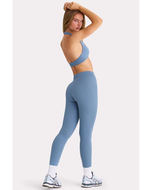 BO+TEE Blue Soft Active Leggings