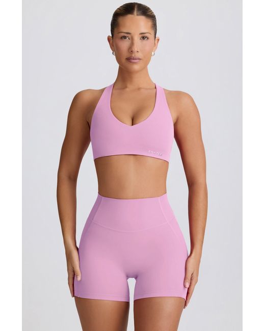 BO+TEE Pink Soft Active Mini Shorts