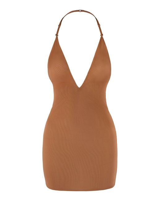 Oh Polly Natural Intimates Soft Mesh Multiway Mini Dress