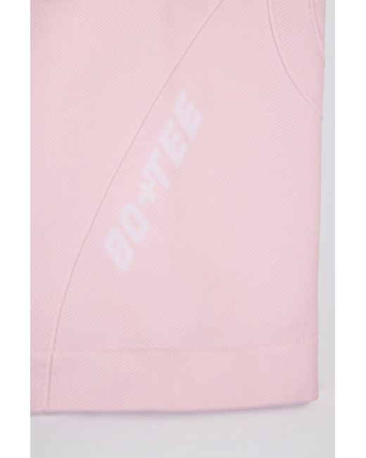 BO+TEE Pink Super Sculpt Seamless Mini Shorts