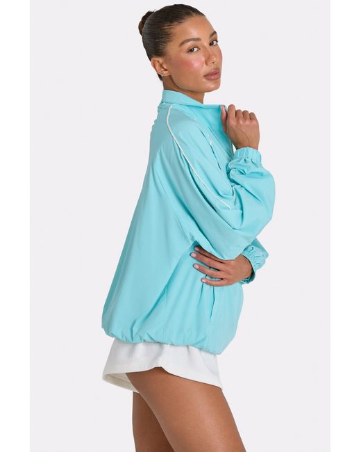 BO+TEE Blue Oversized Track Jacket
