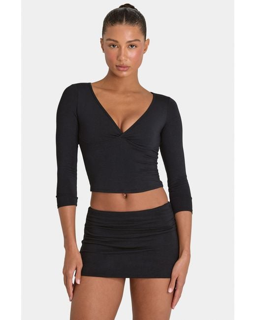 BO+TEE Black Buttercloud Skort