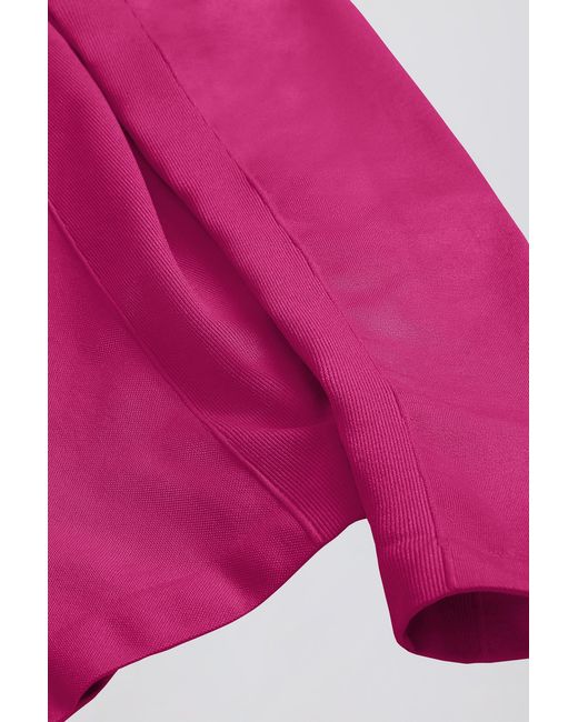 BO+TEE Purple Define Luxe Zip-Up Jacket