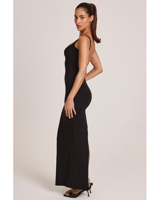 Oh Polly Multicolor Modal Square Neck Maxi Dress