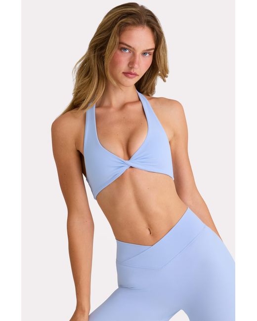 BO+TEE Blue Soft Active Sports Bra