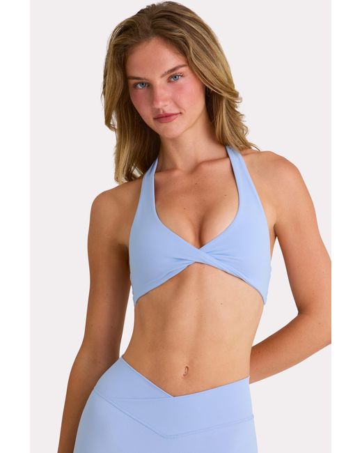 BO+TEE Blue Soft Active Sports Bra