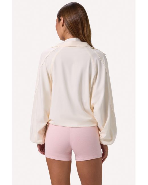 BO+TEE White Oversized Track Jacket