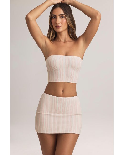 Oh Polly Multicolor Modal Mid-Rise A-Line Mini Skirt