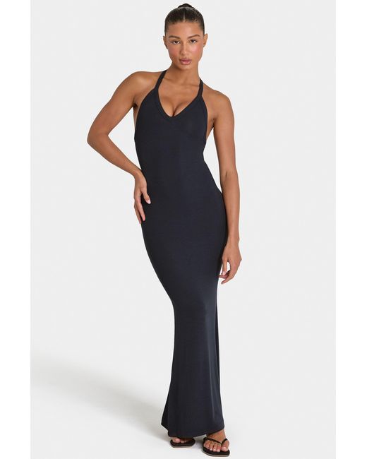 BO+TEE Black Buttercloud Maxi Dress