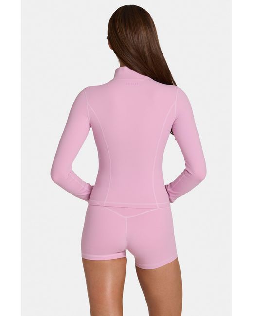 BO+TEE Pink Soft Active Zip-Up Jacket