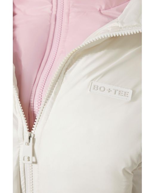 BO+TEE White Waterproof Layered Ski Jacket