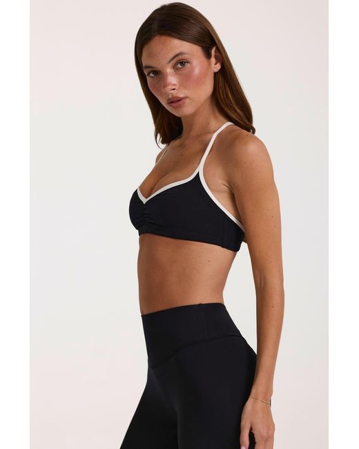 BO+TEE Black Soft Active Sports Bra