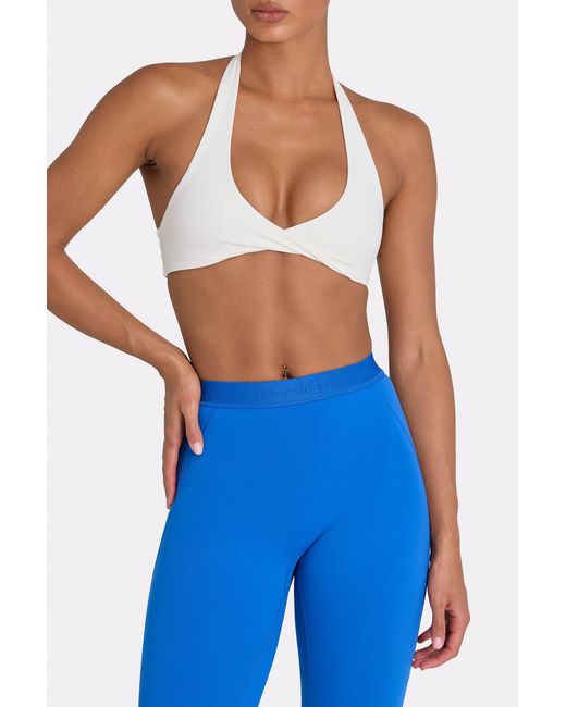 BO+TEE Blue Soft Active Leggings