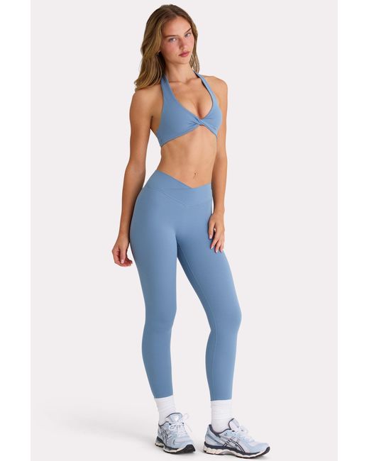 BO+TEE Blue Soft Active Leggings