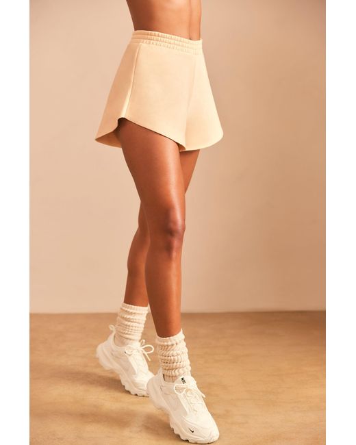 BO+TEE Natural Flippy Sweat Shorts