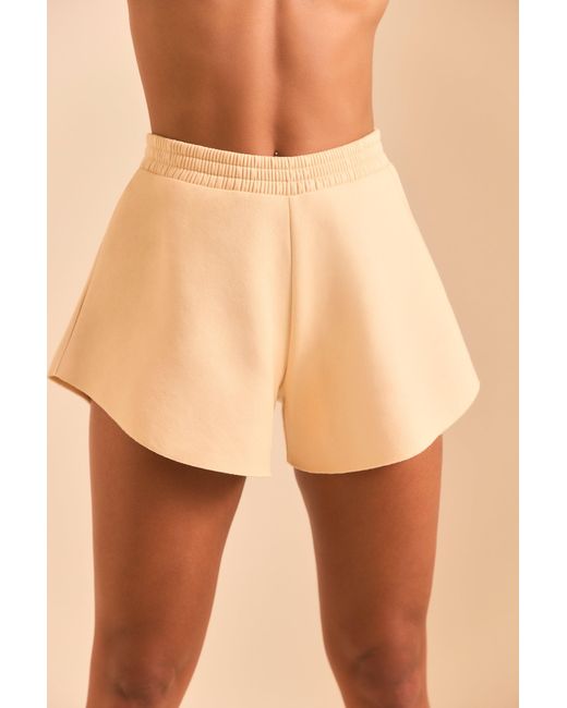 BO+TEE Natural Flippy Sweat Shorts