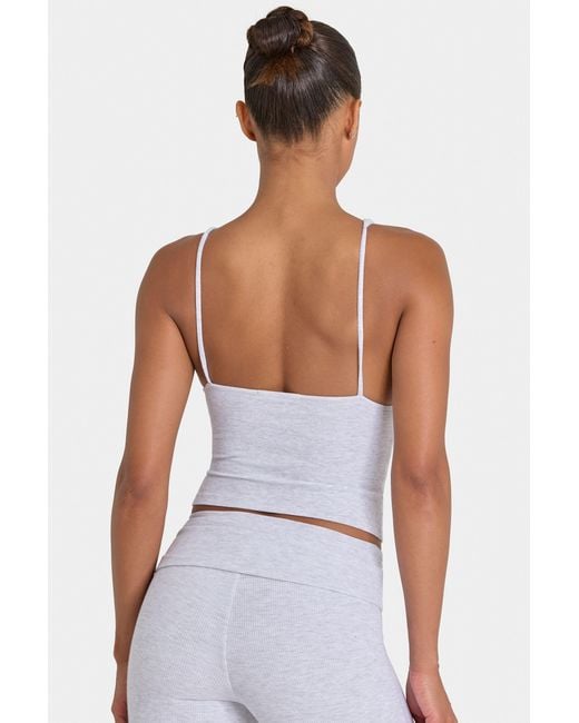 BO+TEE Gray Buttercloud Tank Top