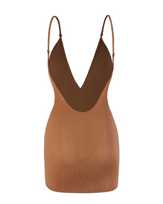 Oh Polly Natural Intimates Soft Mesh Multiway Mini Dress