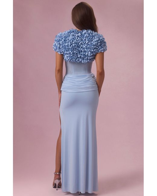Oh Polly Blue Cropped Bolero