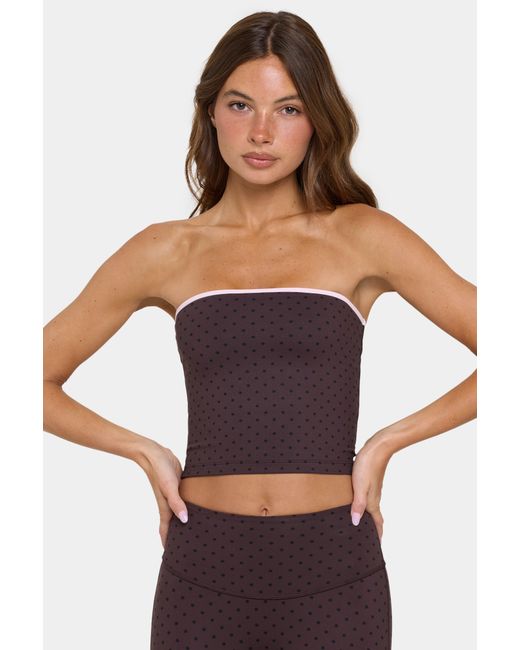 BO+TEE Brown Soft Active Bandeau Top