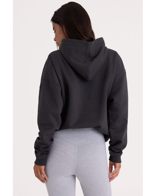 BO+TEE Black Soft Cotton Fleece Oversized Hoodie