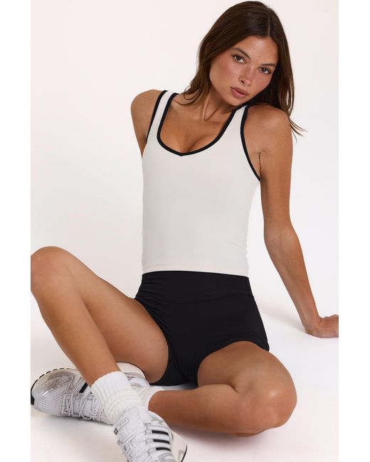 BO+TEE White Soft Active Tank Top