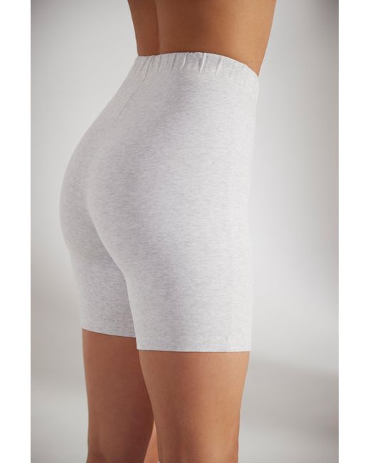BO+TEE Gray Soft Cotton Biker Shorts