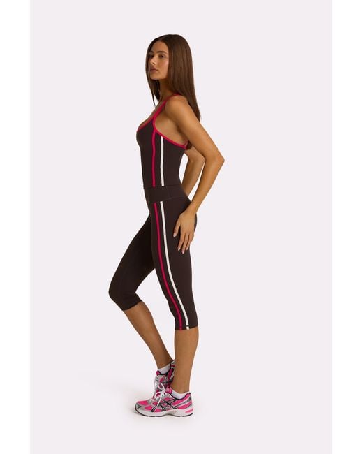 BO+TEE Brown Soft Active Capri Leggings