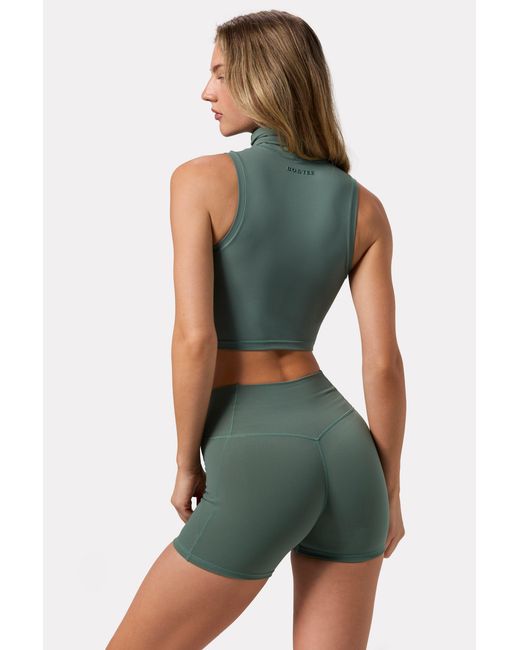 BO+TEE Green Soft Active High Waist Mini Shorts