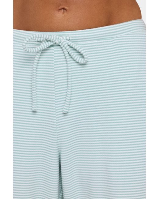 BO+TEE Green Ribbed Jersey Low-Rise Trousers