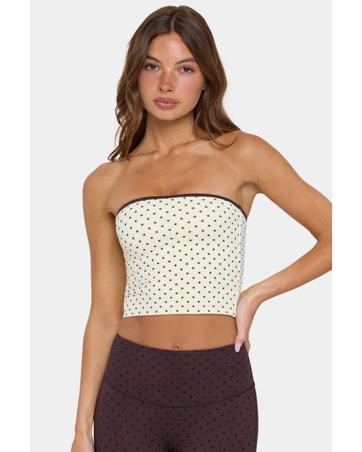 BO+TEE Yellow Soft Active Bandeau Top